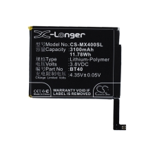 Reemplazo de batería compatible para MeiZu BT40