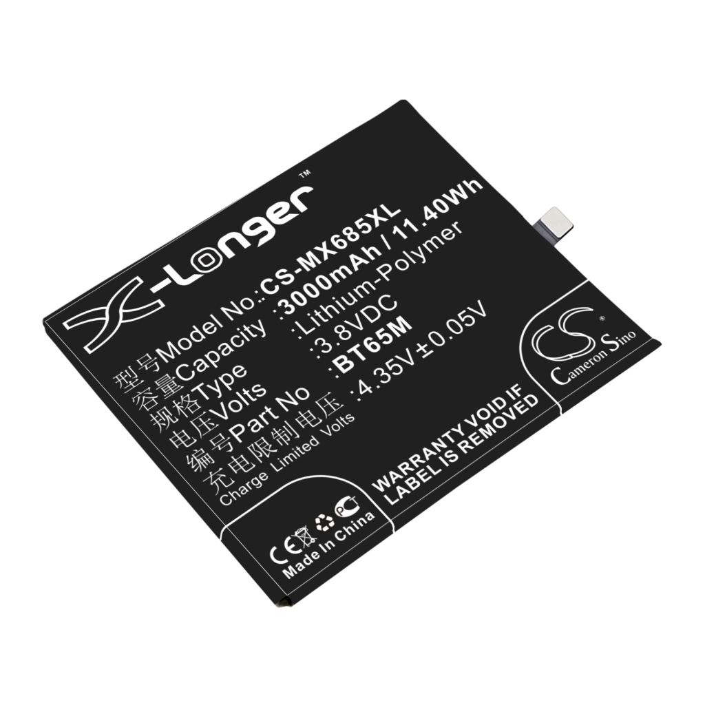 Batería del teléfono móvil MeiZu CS-MX685XL