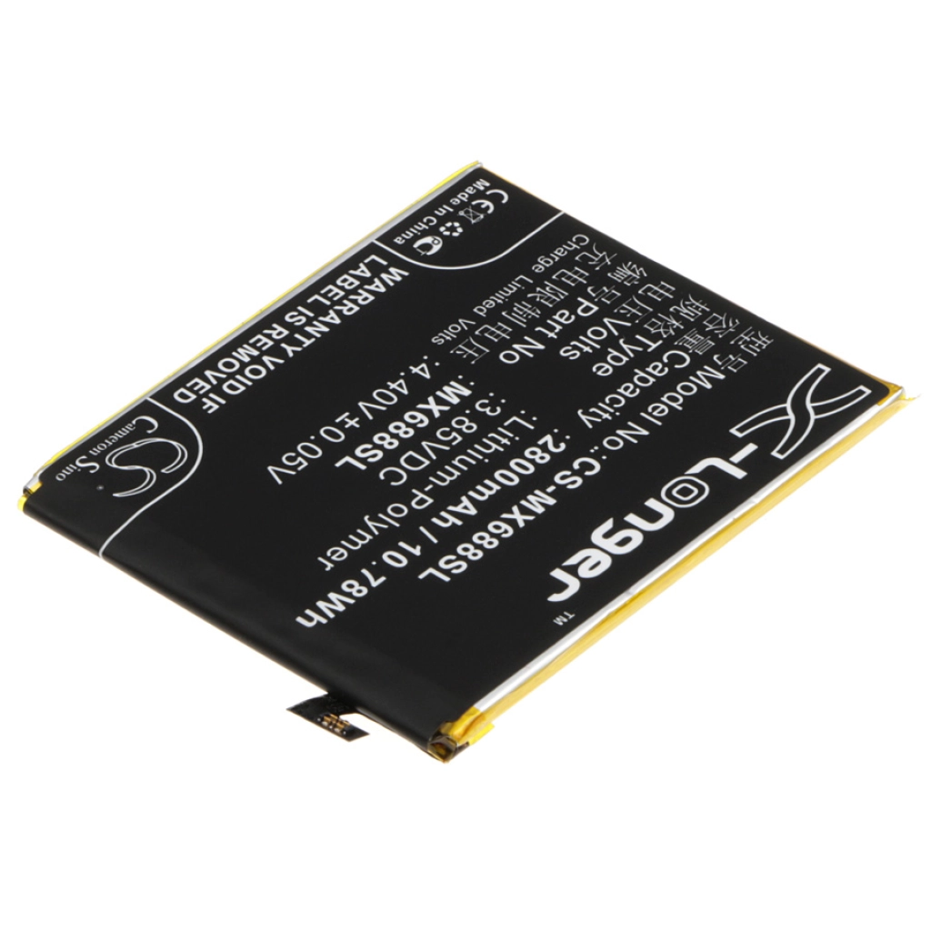 Compatible battery replacement for MeiZu BT68