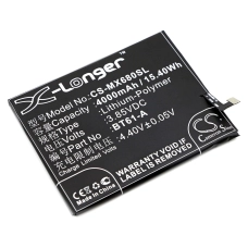 Reemplazo de batería compatible para MeiZu BT61-A