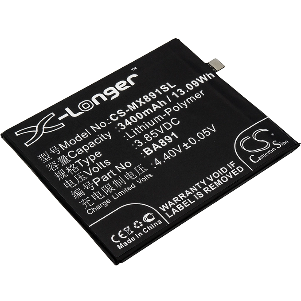 Batería del teléfono móvil MeiZu CS-MX891SL