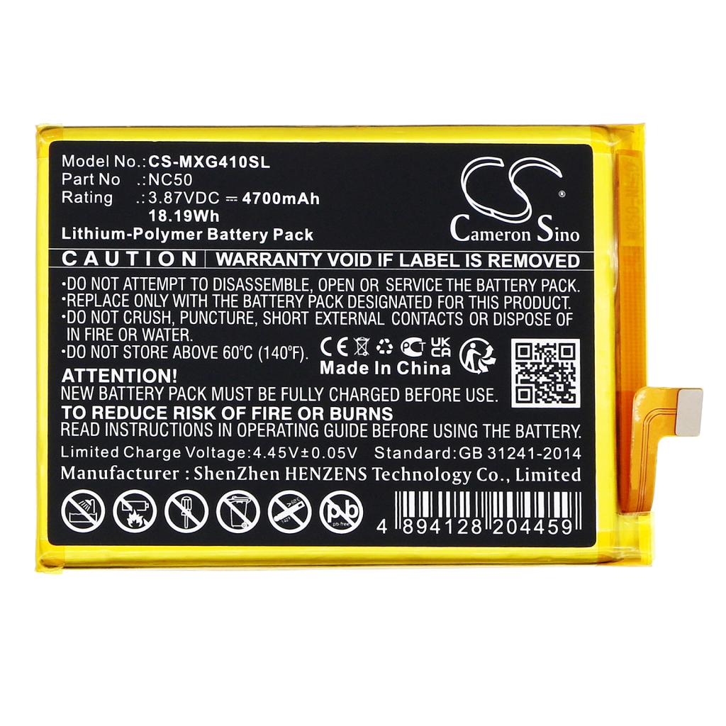 Batería del teléfono móvil Motorola CS-MXG410SL