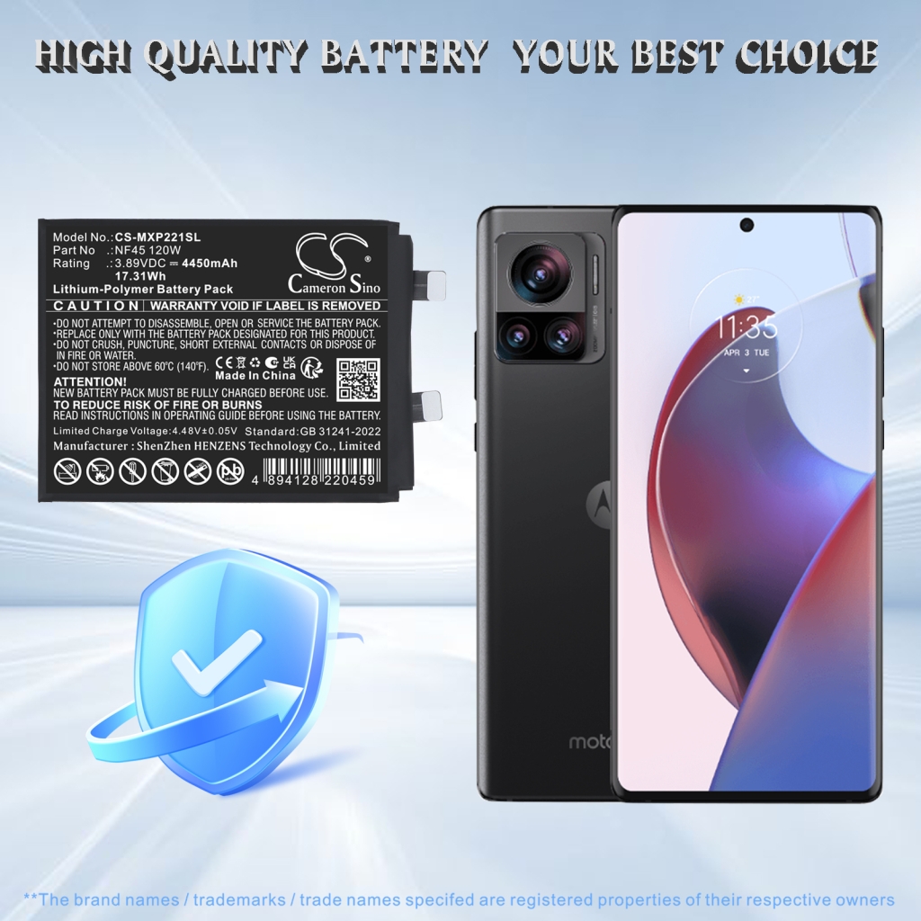 Batería compatible con Motorola CS-MXP221SL