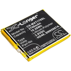 Reemplazo de batería compatible para Motorola HD40,SNN5987A