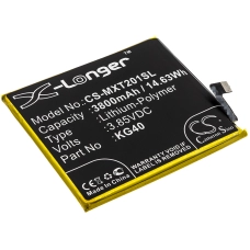 Reemplazo de batería compatible para Motorola KG40
