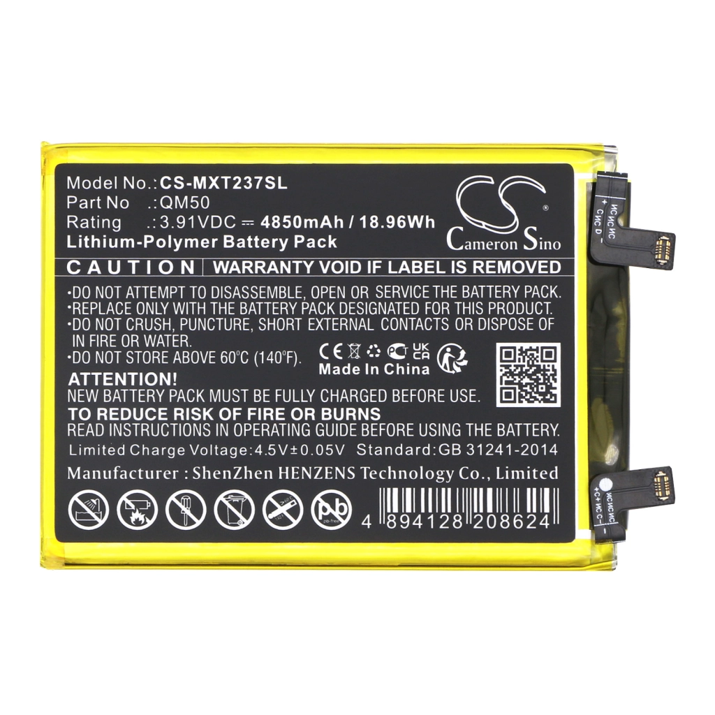 Batería del teléfono móvil Motorola CS-MXT237SL