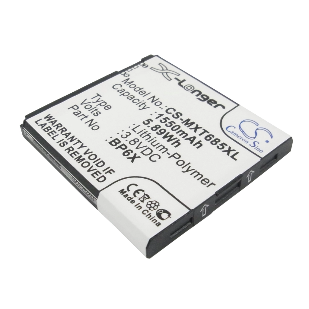 Batería del teléfono móvil Motorola CS-MXT685XL