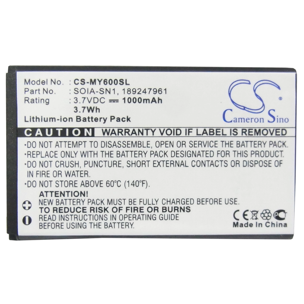 Mobile Phone Battery Sagem MY800v