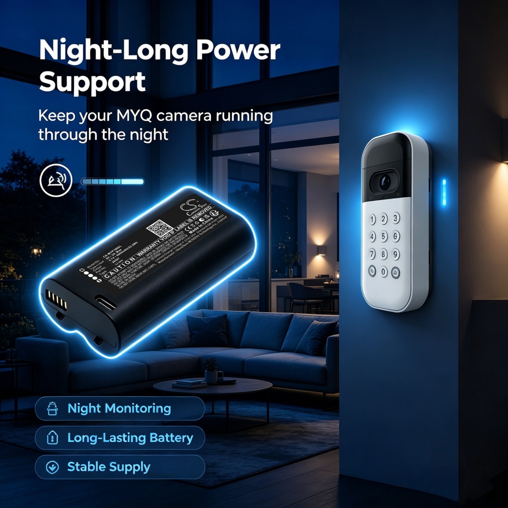 Baterías compatible con MYQ LiftMaster Wireless Video Keypad CS-MYP100SL