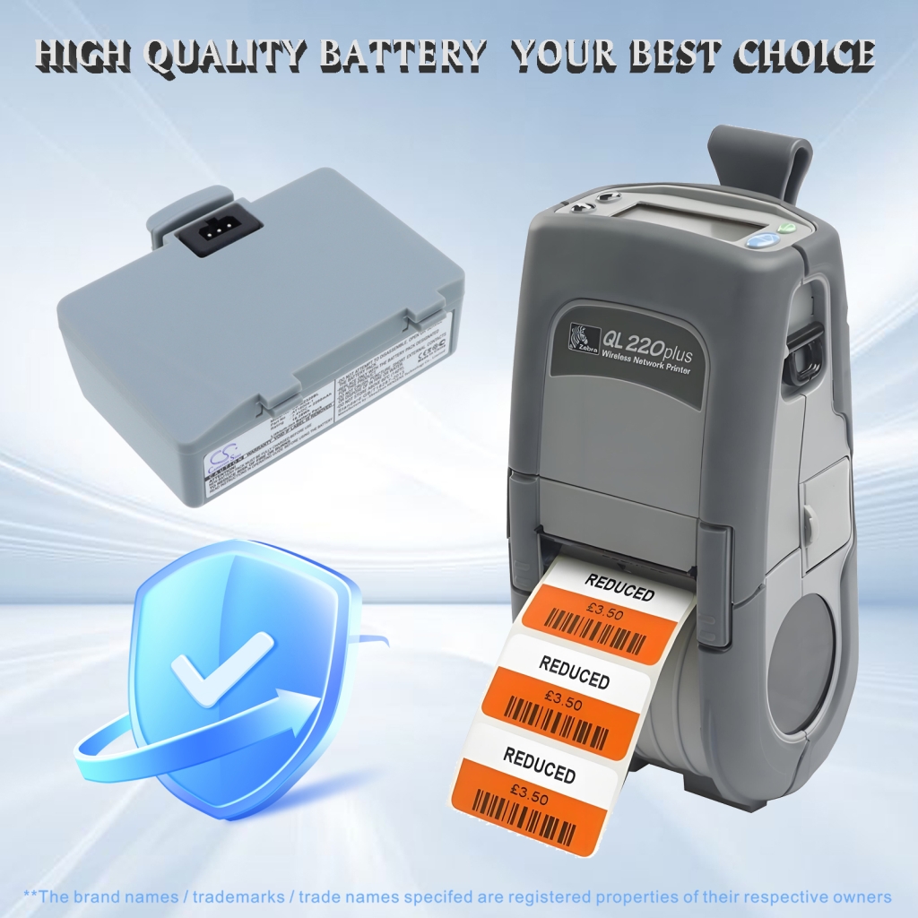 Batería compatible con Zebra CS-MZ320BL
