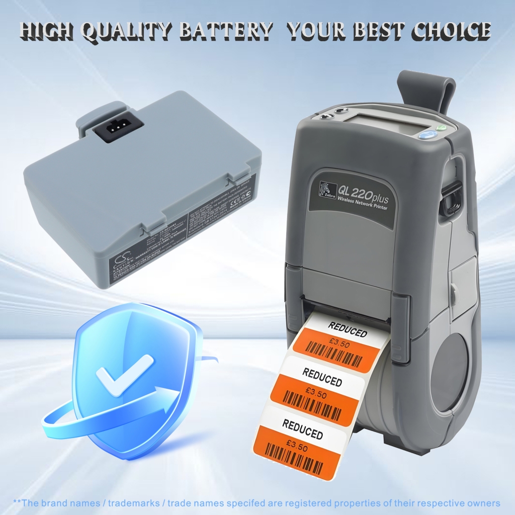 Batería compatible con Zebra CS-MZ320BX