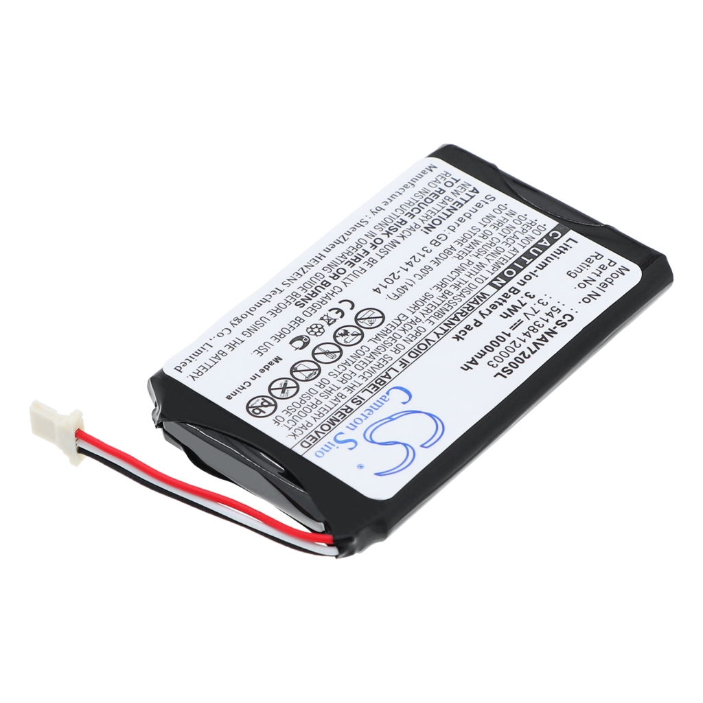 Batería compatible con Navigon CS-NAV7200SL