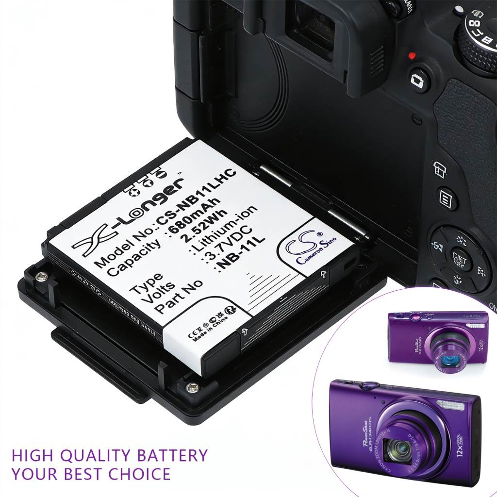 Batería compatible con Canon CS-NB11LHC
