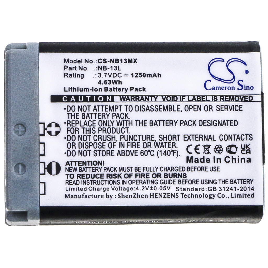 Camera Battery Canon PowerShot G7X II