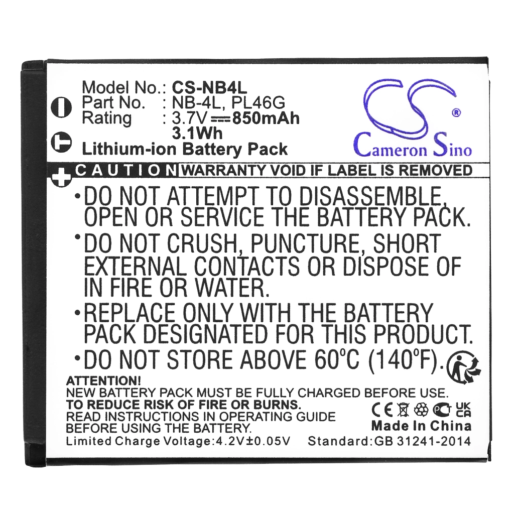 Camera Battery Canon PowerShot SD30