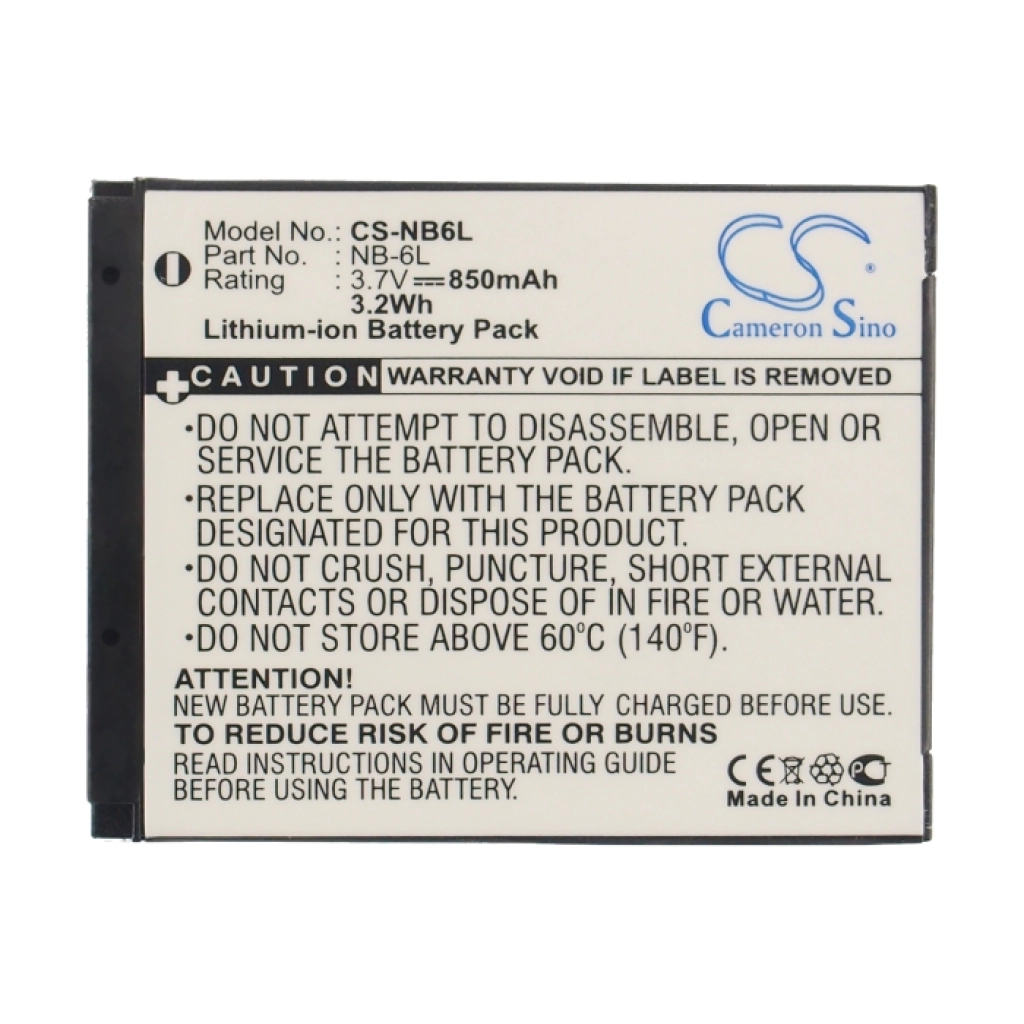 Camera Battery Canon PowerShot SD770 IS