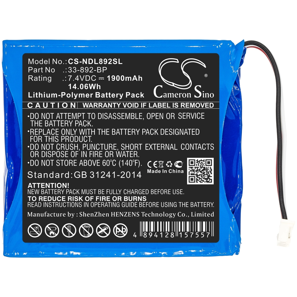 Batería para herramientas eléctricas Ideal CS-NDL892SL