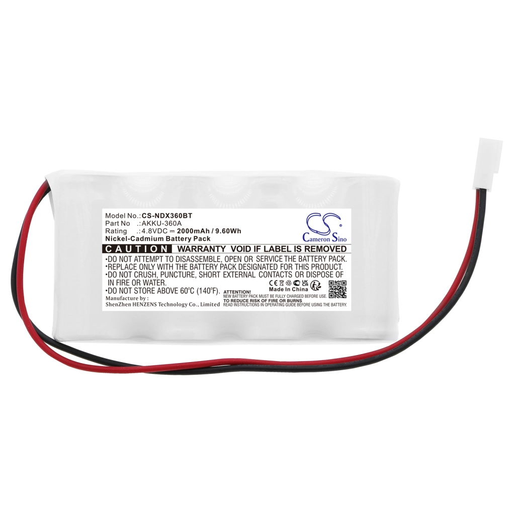 Batería de la cámara de seguridad del hogar Indexa CS-NDX360BT