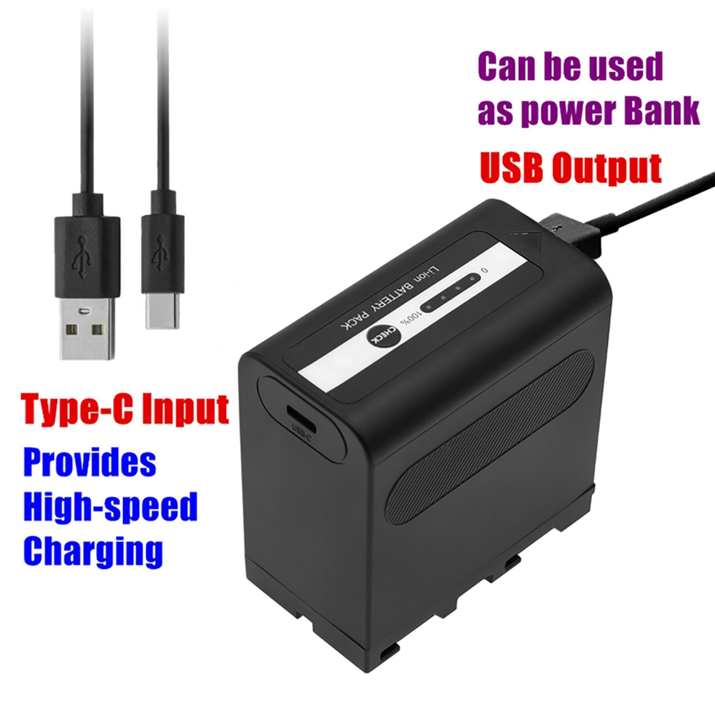 Camera Battery Sound devices 7-Series Audio Recorders