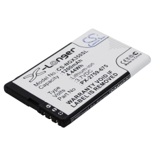 Reemplazo de batería compatible para NavGear PX-2759-675