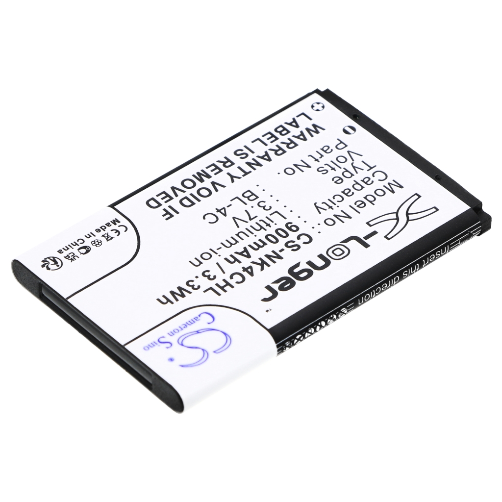Reemplazo de batería compatible para Nokia BBA-07,BK-BL-4C,BL-4C,C4C08T,C4C50T...