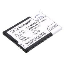 Compatible battery replacement for BLU BL-4D,BL22,C4D10T,ML0639,N4D110J...