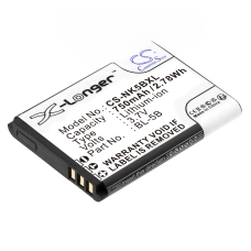 Reemplazo de batería compatible para VIVITAR BL-5B,BLI-885,BTA002,CEL10028,EZ DIGITAL NV-1...