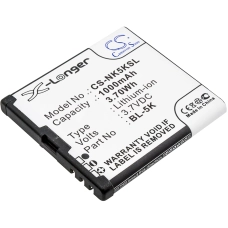 Reemplazo de batería compatible para Nokia BL-5K,BL7203