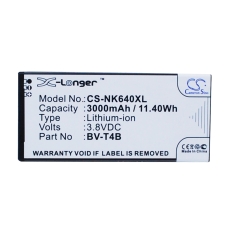 Reemplazo de batería compatible para Microsoft BV-T4B