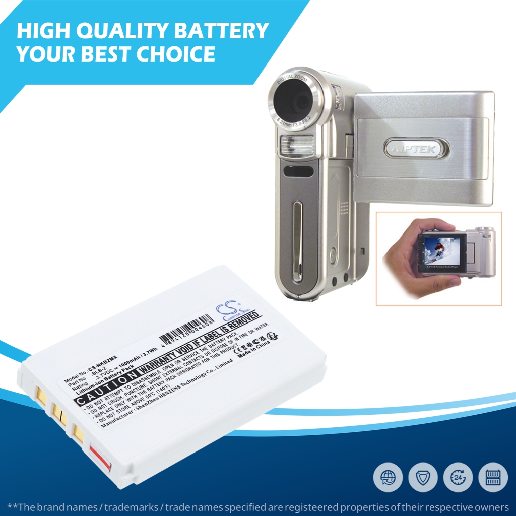 Battery compatible with Technaxx