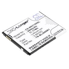 Compatible battery replacement for Nokia TN-BL3000R1