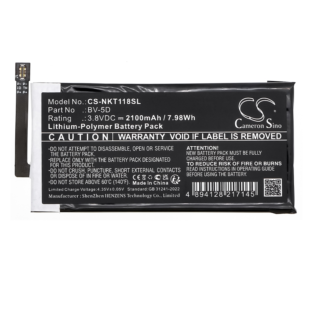 Mobile Phone Battery Nokia CS-NKT118SL
