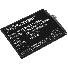 Reemplazo de batería compatible para Nokia HE346