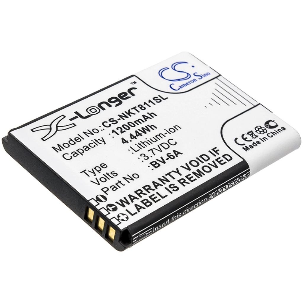 Batería del teléfono móvil Nokia CS-NKT811SL