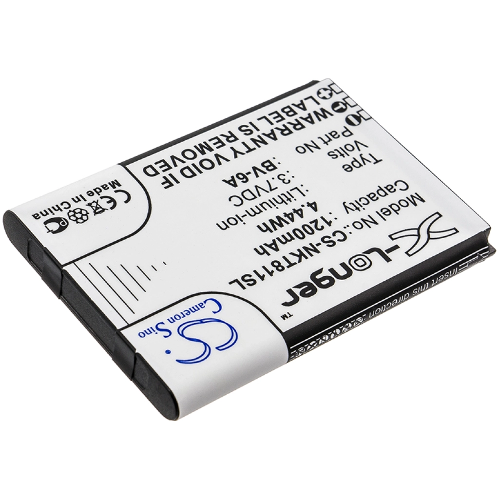 Batería del teléfono móvil Nokia CS-NKT811SL
