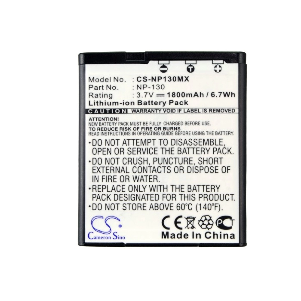 Camera Battery Casio Exilim EX-ZR200RD