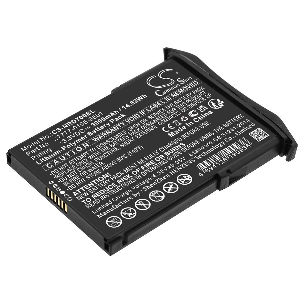 Batería de código de barras, escáner Ncr orderman CS-NRD700BL