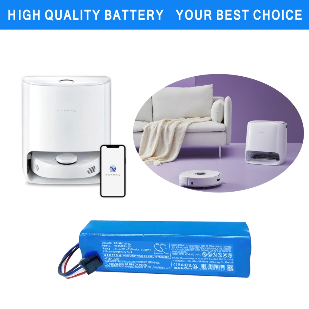 Battery Replaces BP4S2PPM5D