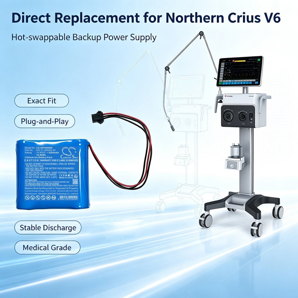 Baterías compatible con Northern Crius V6 CS-NRT600MD