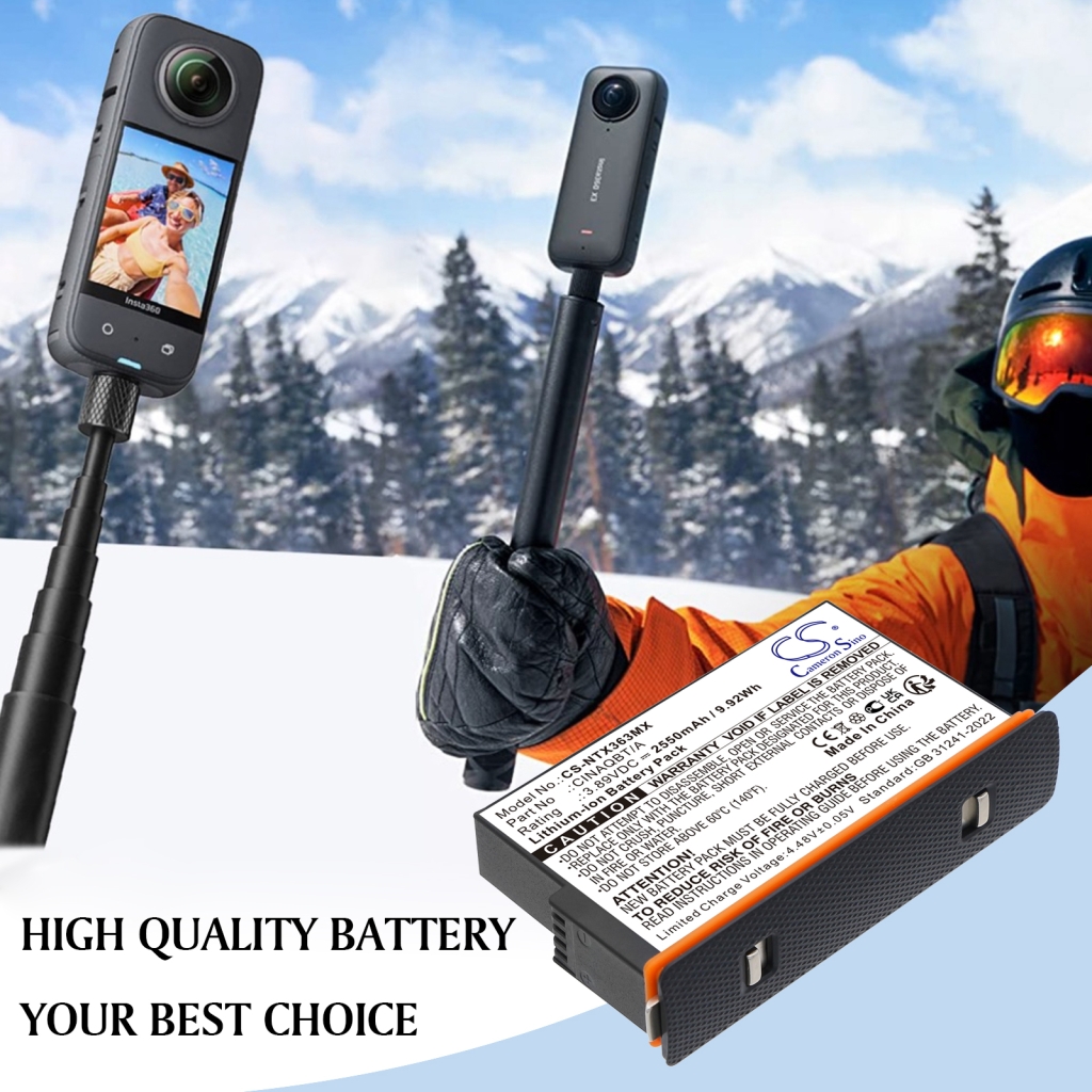 Camera Battery Insta360 One X3