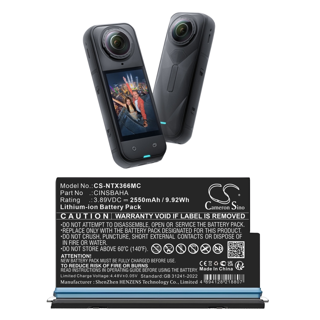 Camera Battery Insta360 One X5