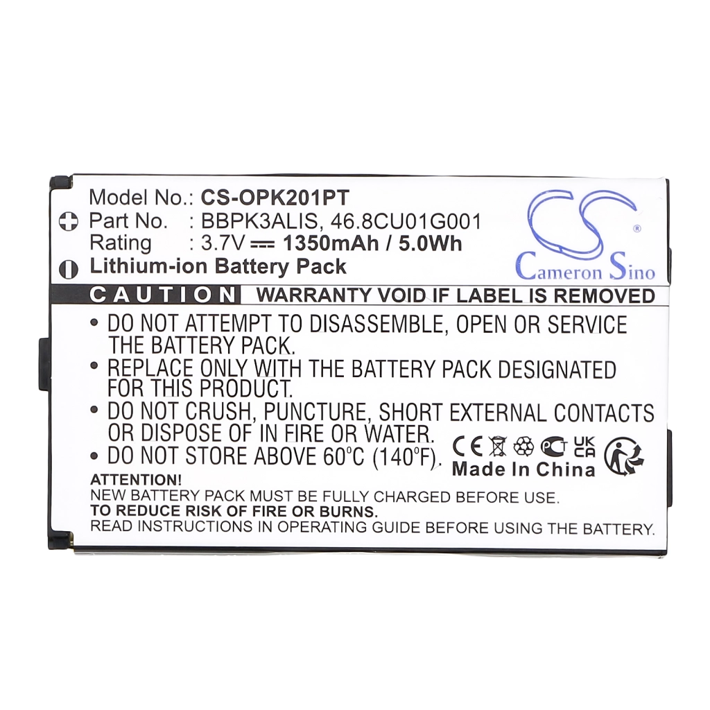 Projector Battery Optoma PK201