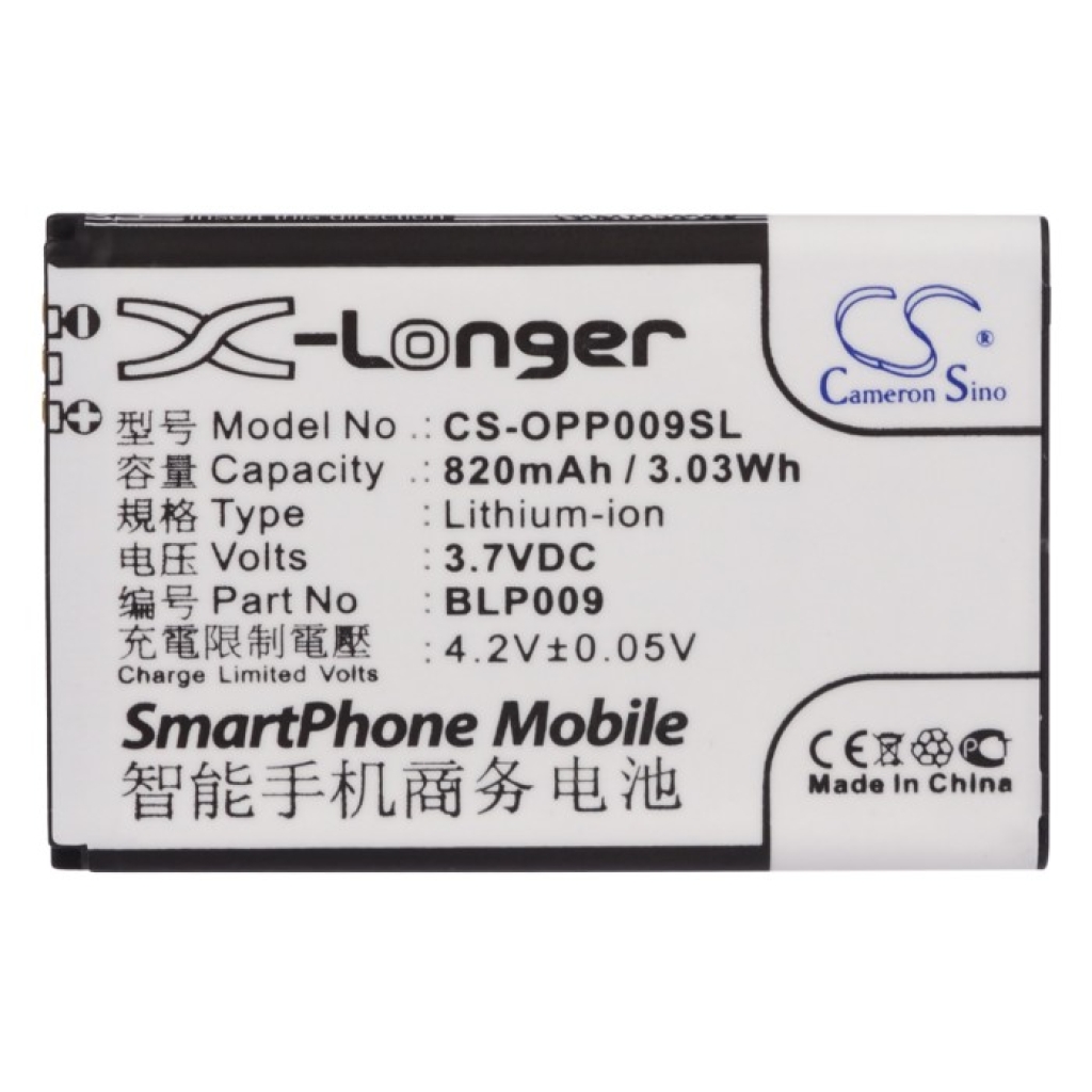 Battery compatible with Oppo