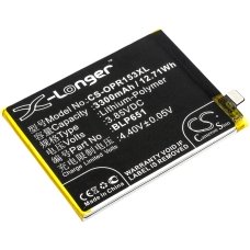 Reemplazo de batería compatible para OPPO BLP651
