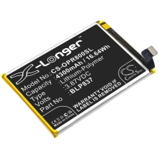 Reemplazo de batería compatible para OPPO BLP837