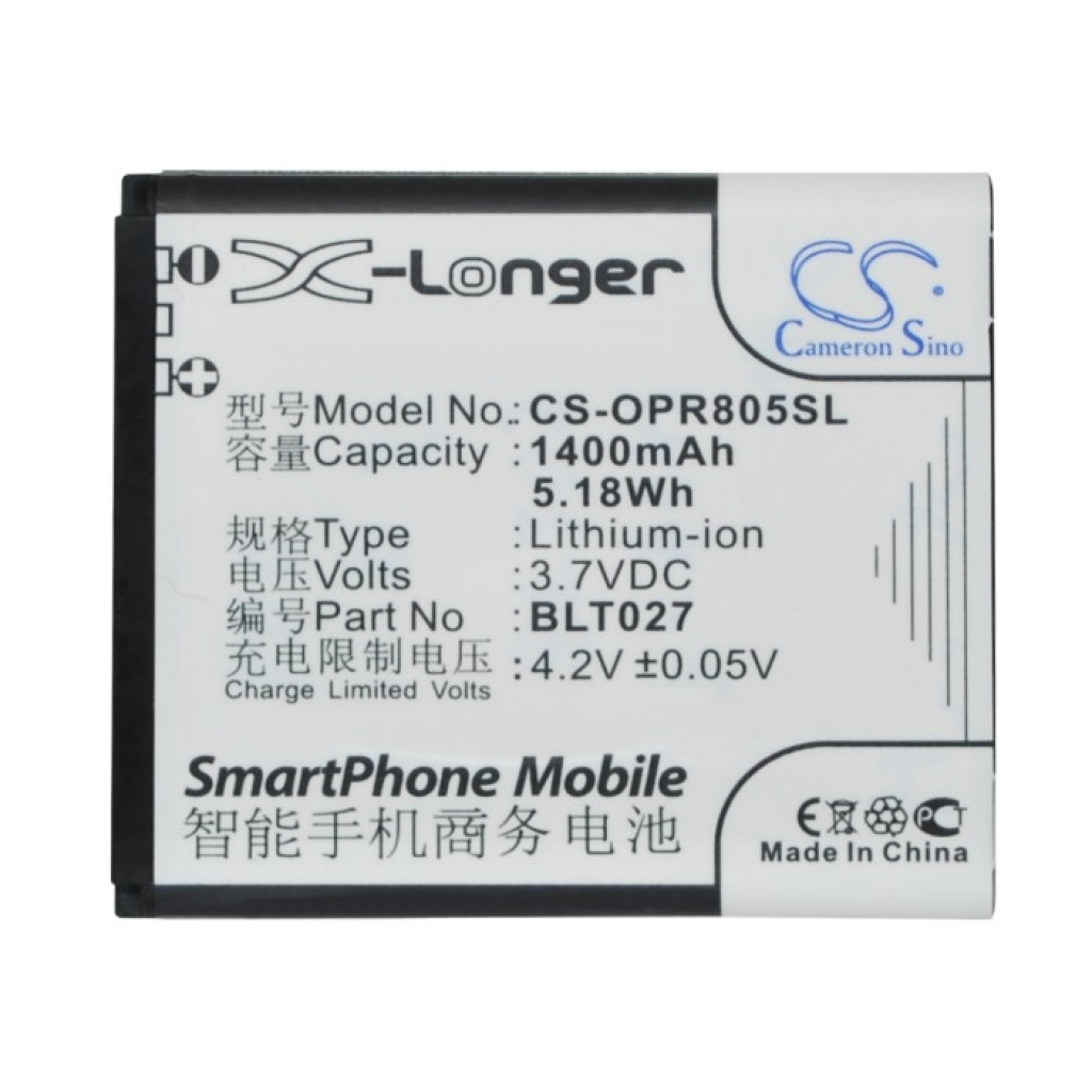 Batería compatible con OPPO CS-OPR805SL