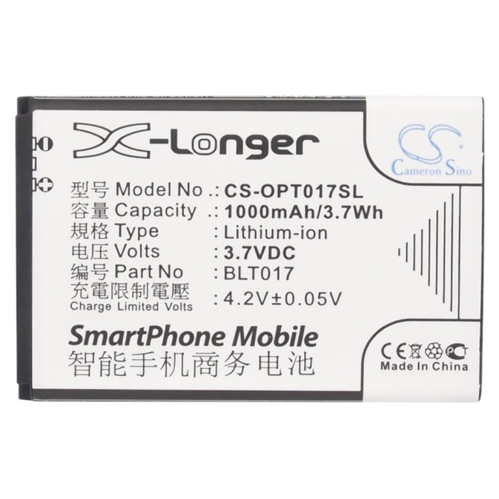 Batería compatible con OPPO CS-OPT017SL
