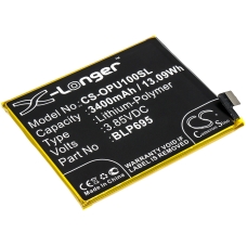 Reemplazo de batería compatible para OPPO BLP695