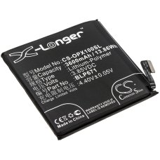 Reemplazo de batería compatible para OPPO BLP671