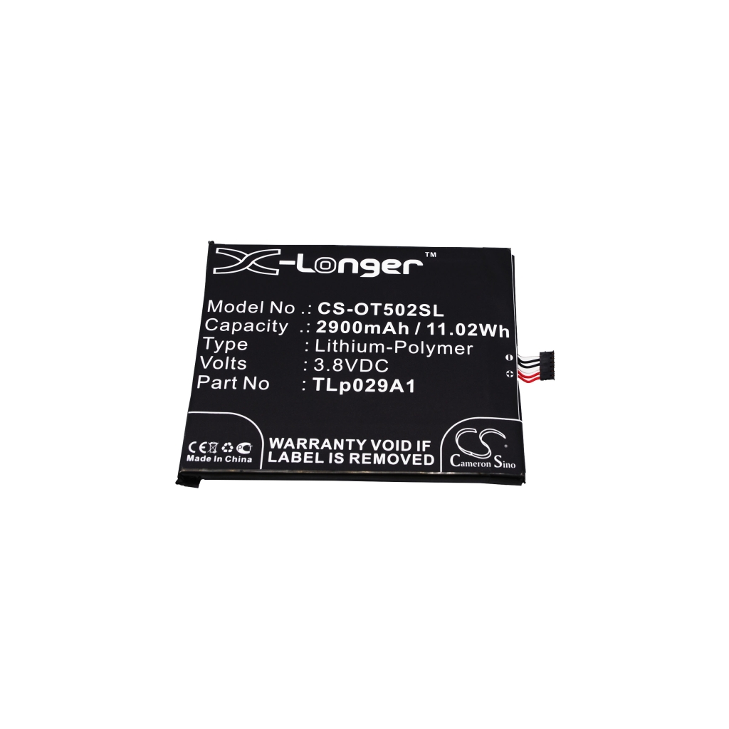 Battery compatible with Alcatel